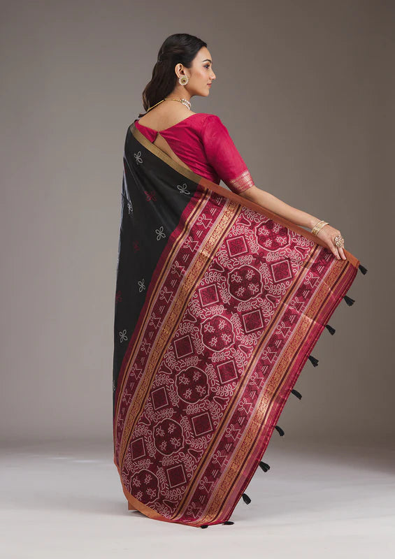 Black Pattu Saree