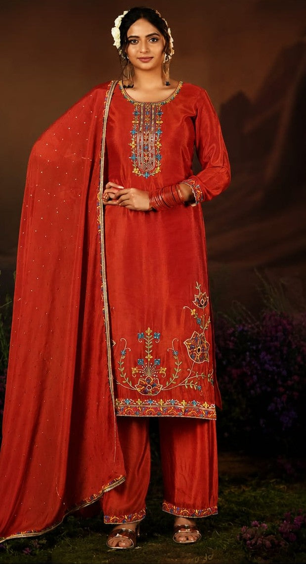 Rust Women Kurta