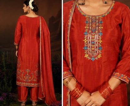 Rust Women Kurta